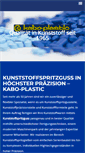 Mobile Screenshot of kabo-plastic.de